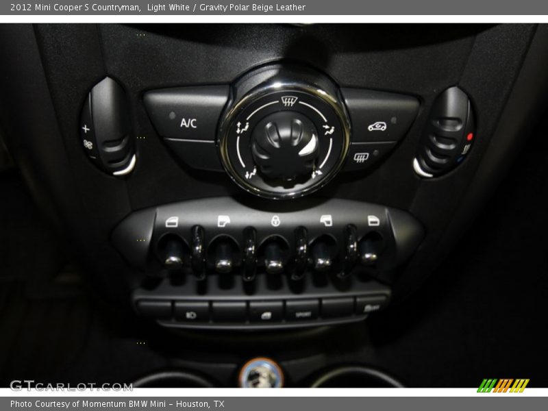 Light White / Gravity Polar Beige Leather 2012 Mini Cooper S Countryman