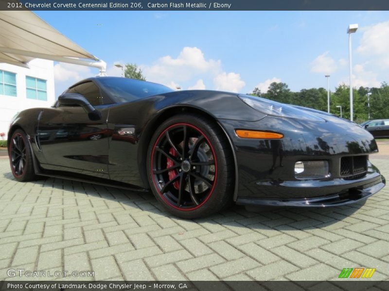Front 3/4 View of 2012 Corvette Centennial Edition Z06