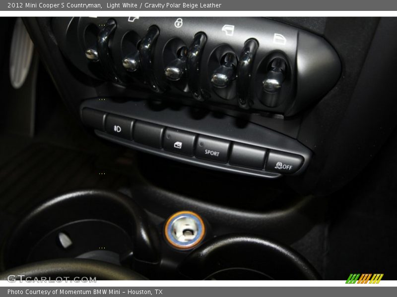 Light White / Gravity Polar Beige Leather 2012 Mini Cooper S Countryman