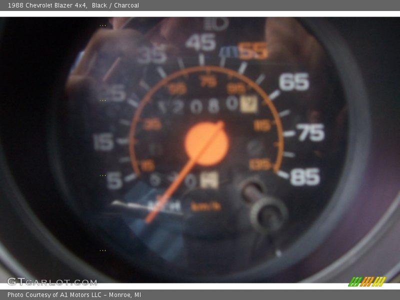 Black / Charcoal 1988 Chevrolet Blazer 4x4