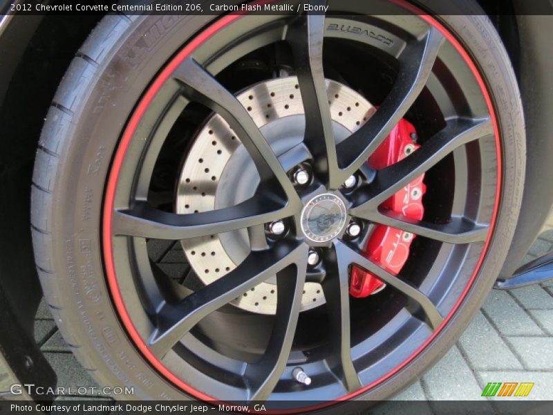  2012 Corvette Centennial Edition Z06 Wheel