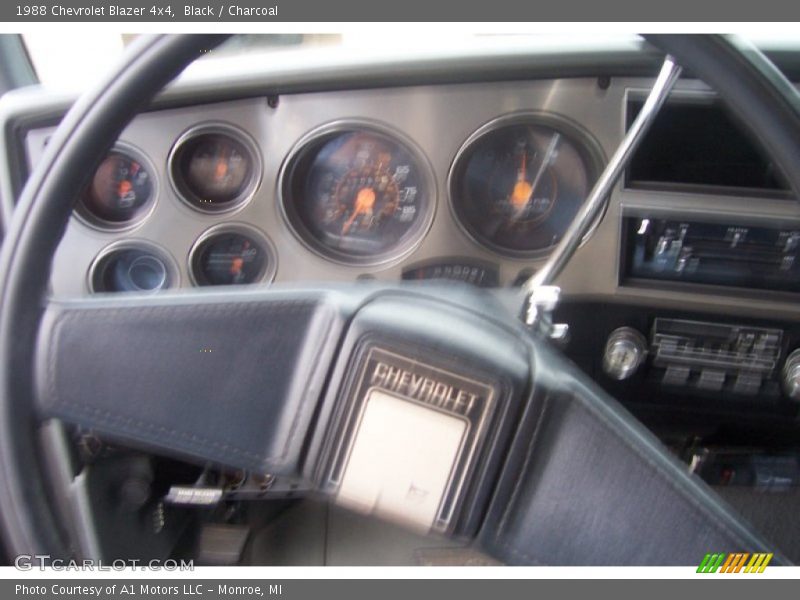 Black / Charcoal 1988 Chevrolet Blazer 4x4