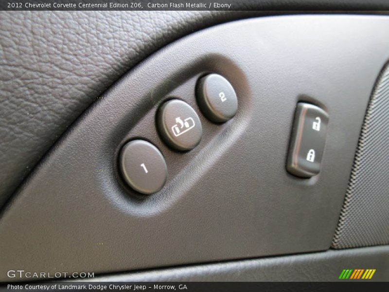 Controls of 2012 Corvette Centennial Edition Z06