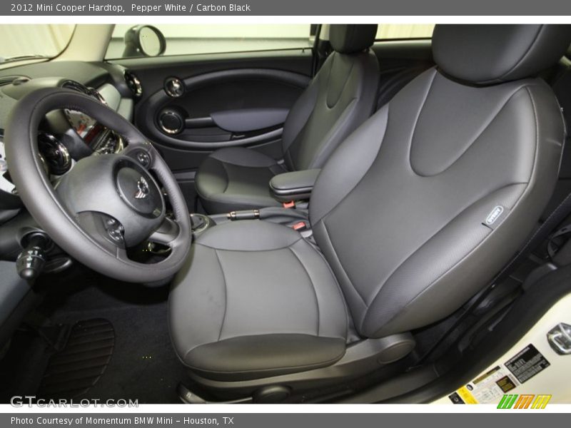 Pepper White / Carbon Black 2012 Mini Cooper Hardtop
