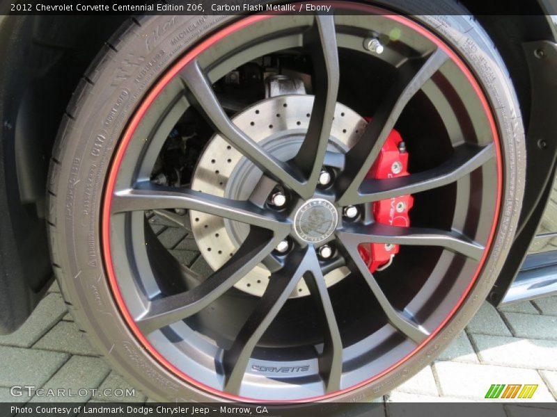  2012 Corvette Centennial Edition Z06 Wheel