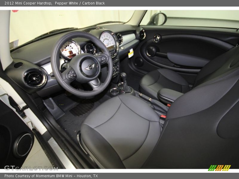 Pepper White / Carbon Black 2012 Mini Cooper Hardtop