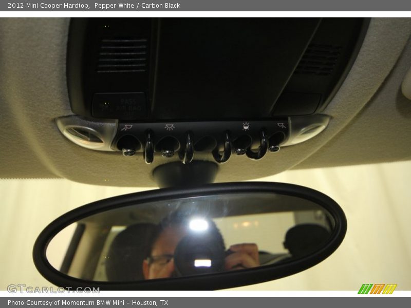 Pepper White / Carbon Black 2012 Mini Cooper Hardtop