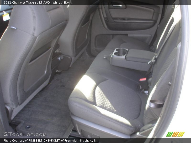 White / Ebony 2012 Chevrolet Traverse LT AWD