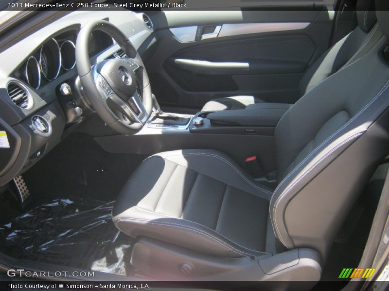  2013 C 250 Coupe Black Interior