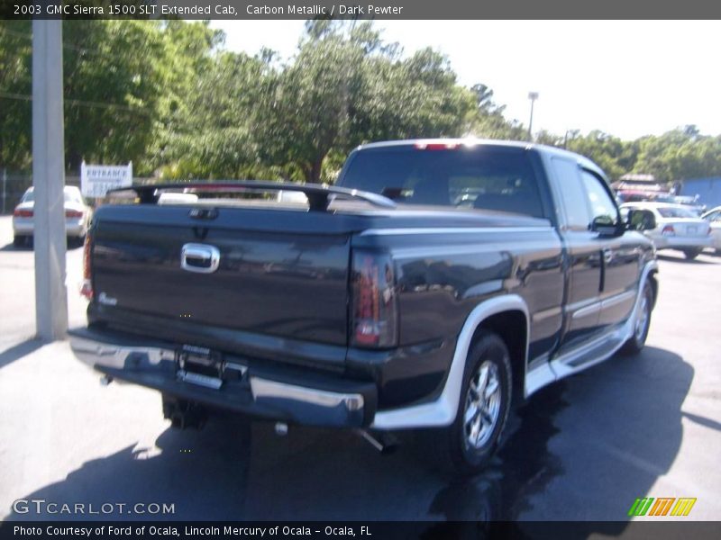 Carbon Metallic / Dark Pewter 2003 GMC Sierra 1500 SLT Extended Cab