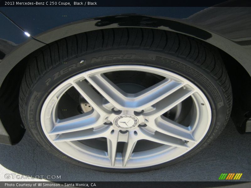 Black / Black 2013 Mercedes-Benz C 250 Coupe