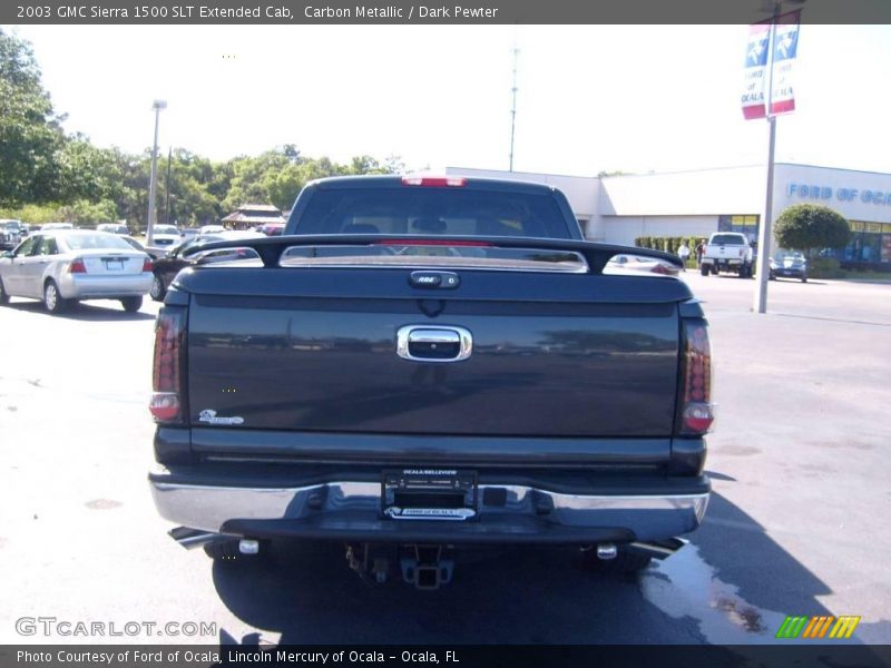 Carbon Metallic / Dark Pewter 2003 GMC Sierra 1500 SLT Extended Cab