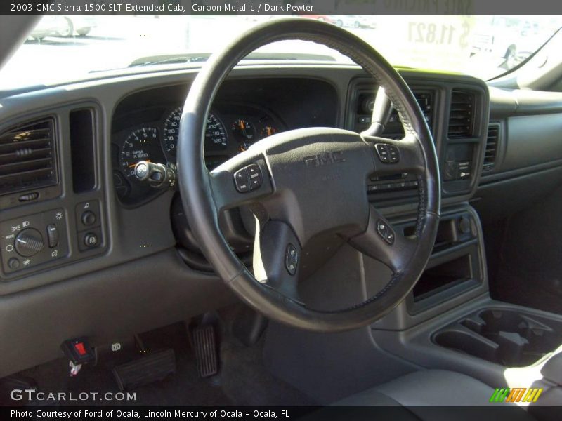 Carbon Metallic / Dark Pewter 2003 GMC Sierra 1500 SLT Extended Cab