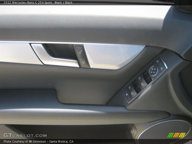 Black / Black 2012 Mercedes-Benz C 250 Sport