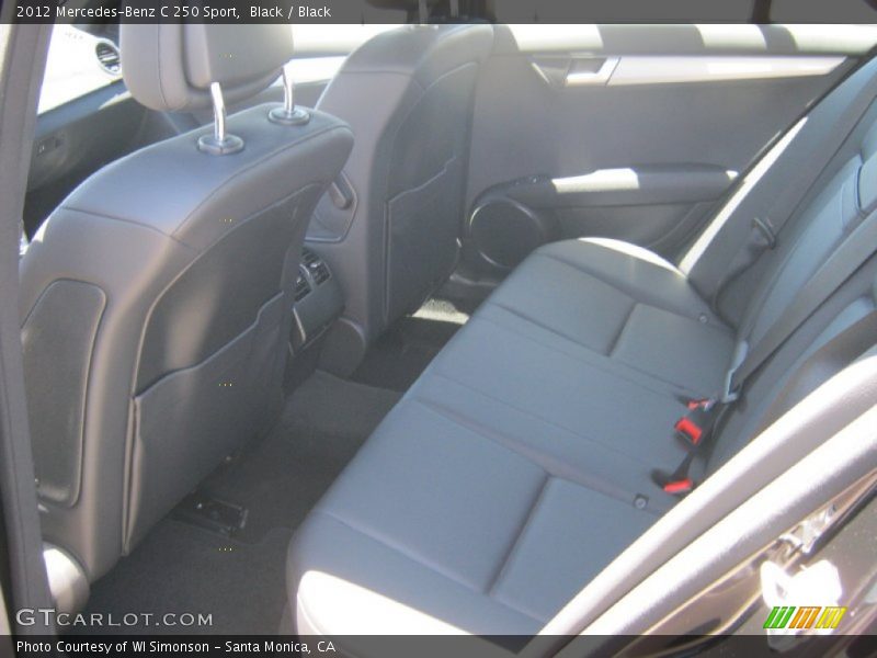 Black / Black 2012 Mercedes-Benz C 250 Sport