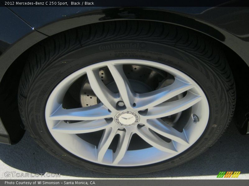 Black / Black 2012 Mercedes-Benz C 250 Sport