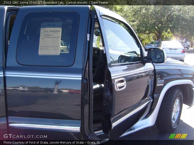 Carbon Metallic / Dark Pewter 2003 GMC Sierra 1500 SLT Extended Cab
