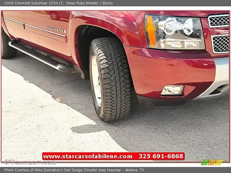 Deep Ruby Metallic / Ebony 2008 Chevrolet Suburban 1500 LT