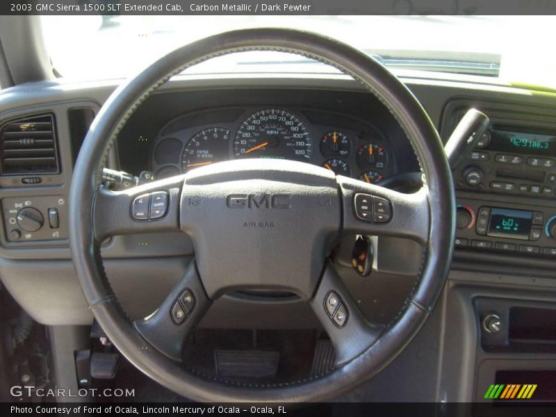 Carbon Metallic / Dark Pewter 2003 GMC Sierra 1500 SLT Extended Cab