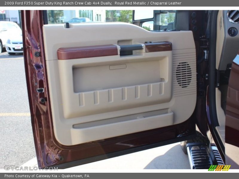 Door Panel of 2009 F350 Super Duty King Ranch Crew Cab 4x4 Dually