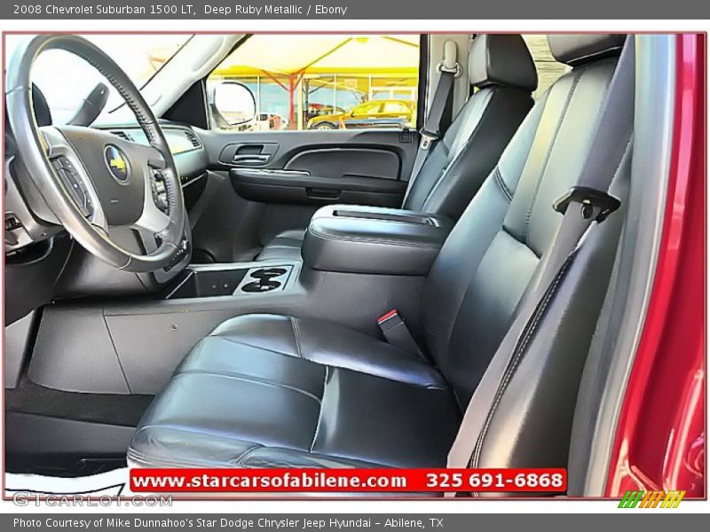Deep Ruby Metallic / Ebony 2008 Chevrolet Suburban 1500 LT