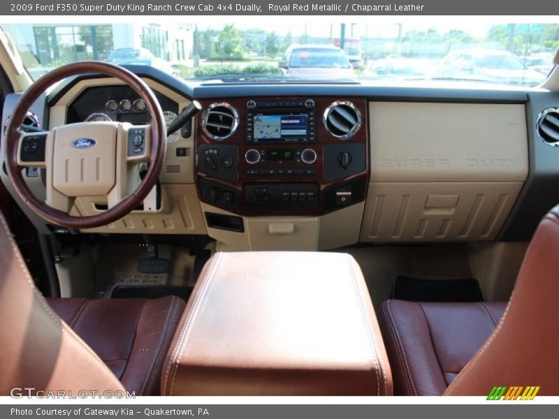 Dashboard of 2009 F350 Super Duty King Ranch Crew Cab 4x4 Dually