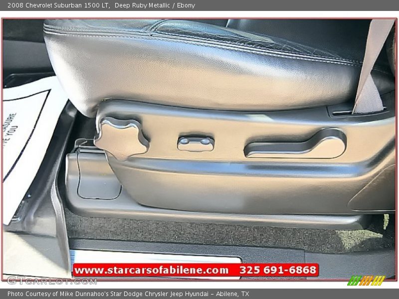 Deep Ruby Metallic / Ebony 2008 Chevrolet Suburban 1500 LT