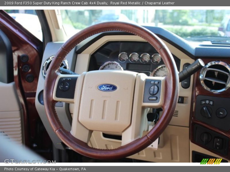  2009 F350 Super Duty King Ranch Crew Cab 4x4 Dually Steering Wheel