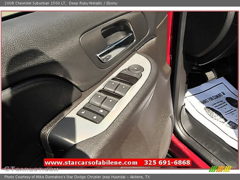 Deep Ruby Metallic / Ebony 2008 Chevrolet Suburban 1500 LT