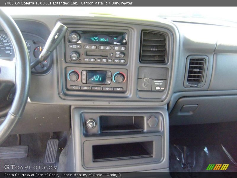 Carbon Metallic / Dark Pewter 2003 GMC Sierra 1500 SLT Extended Cab