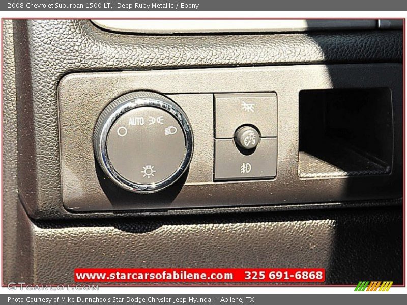 Deep Ruby Metallic / Ebony 2008 Chevrolet Suburban 1500 LT