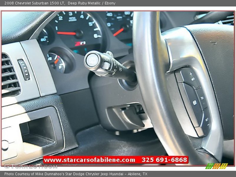 Deep Ruby Metallic / Ebony 2008 Chevrolet Suburban 1500 LT