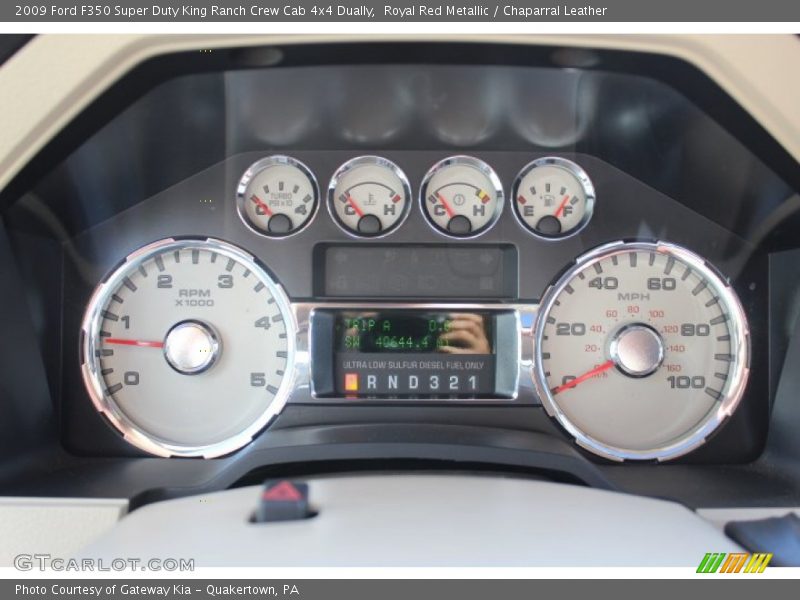  2009 F350 Super Duty King Ranch Crew Cab 4x4 Dually King Ranch Crew Cab 4x4 Dually Gauges