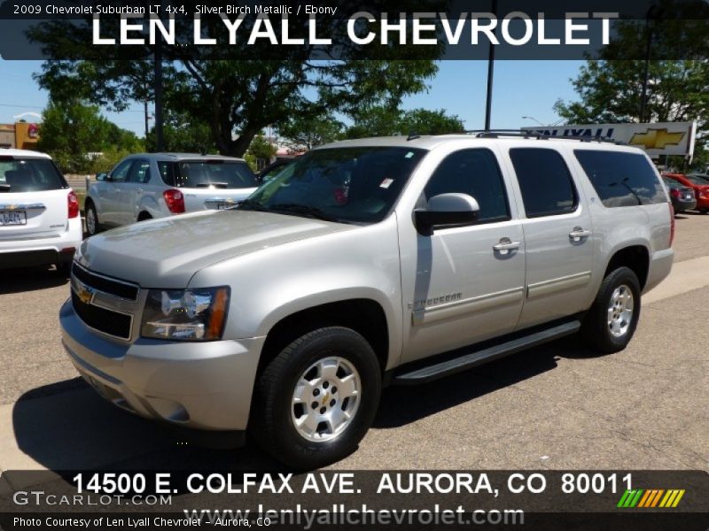 Silver Birch Metallic / Ebony 2009 Chevrolet Suburban LT 4x4