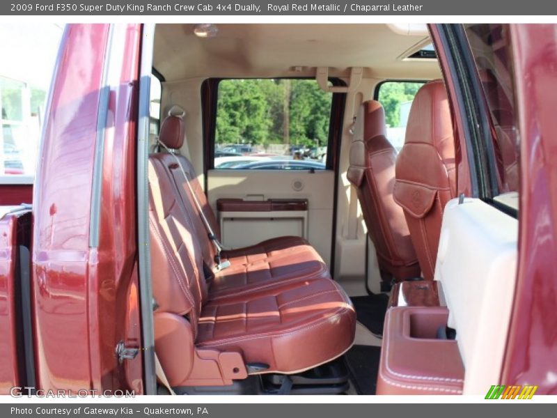 Rear Seat of 2009 F350 Super Duty King Ranch Crew Cab 4x4 Dually