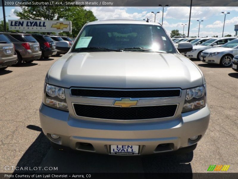 Silver Birch Metallic / Ebony 2009 Chevrolet Suburban LT 4x4