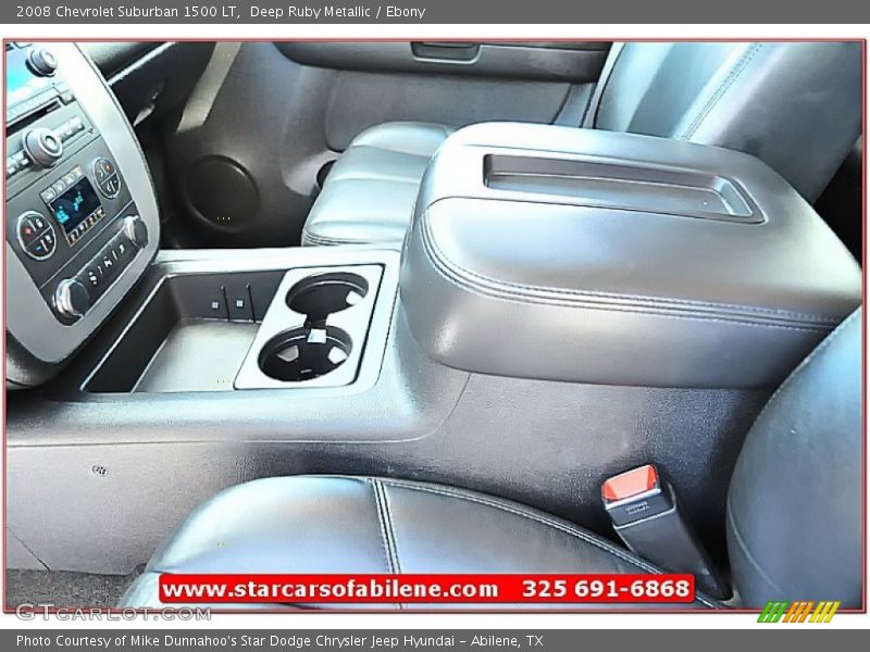 Deep Ruby Metallic / Ebony 2008 Chevrolet Suburban 1500 LT