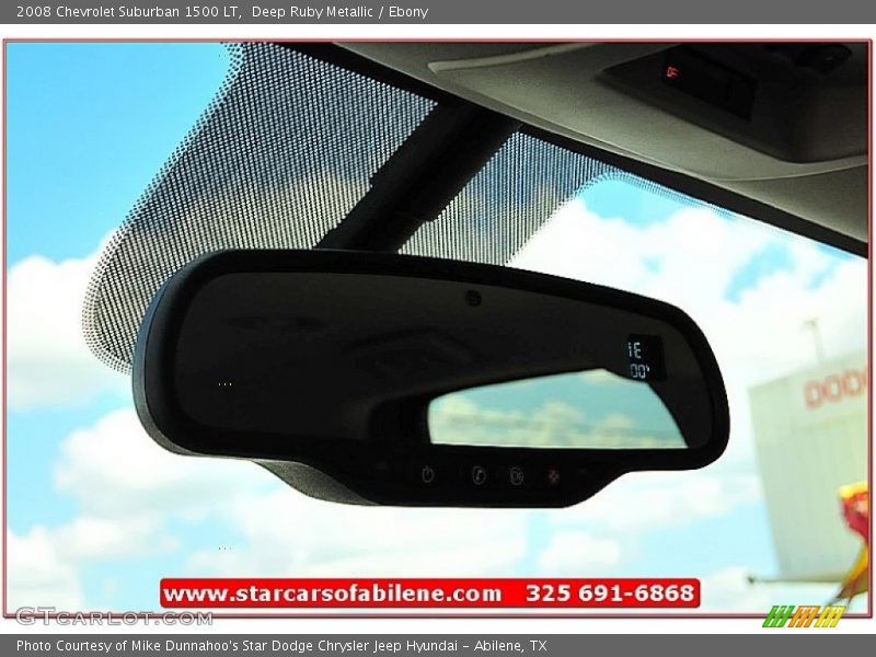 Deep Ruby Metallic / Ebony 2008 Chevrolet Suburban 1500 LT