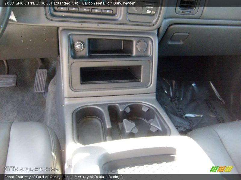 Carbon Metallic / Dark Pewter 2003 GMC Sierra 1500 SLT Extended Cab