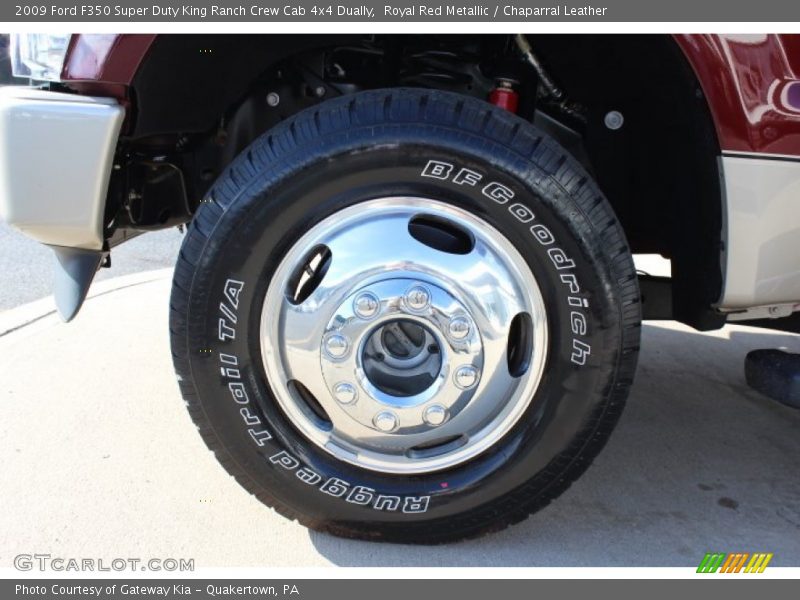  2009 F350 Super Duty King Ranch Crew Cab 4x4 Dually Wheel