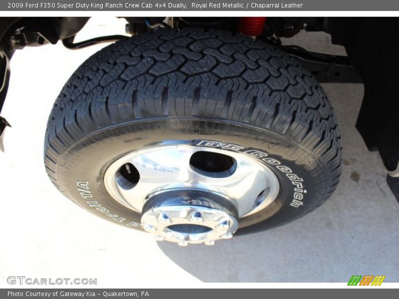  2009 F350 Super Duty King Ranch Crew Cab 4x4 Dually Wheel