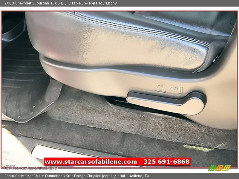 Deep Ruby Metallic / Ebony 2008 Chevrolet Suburban 1500 LT