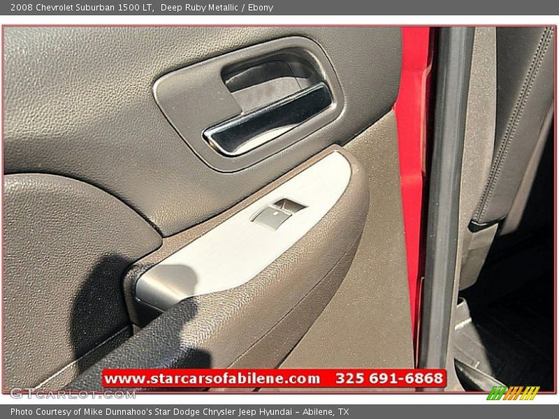 Deep Ruby Metallic / Ebony 2008 Chevrolet Suburban 1500 LT