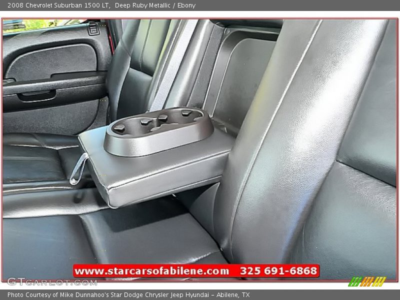 Deep Ruby Metallic / Ebony 2008 Chevrolet Suburban 1500 LT