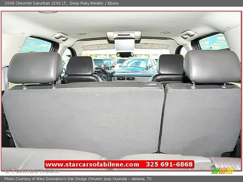 Deep Ruby Metallic / Ebony 2008 Chevrolet Suburban 1500 LT