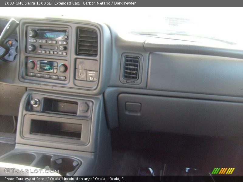 Carbon Metallic / Dark Pewter 2003 GMC Sierra 1500 SLT Extended Cab
