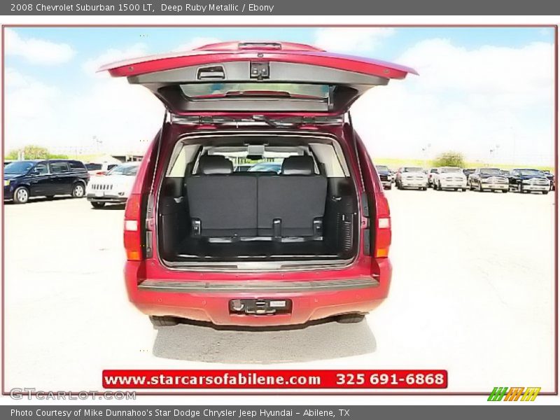 Deep Ruby Metallic / Ebony 2008 Chevrolet Suburban 1500 LT