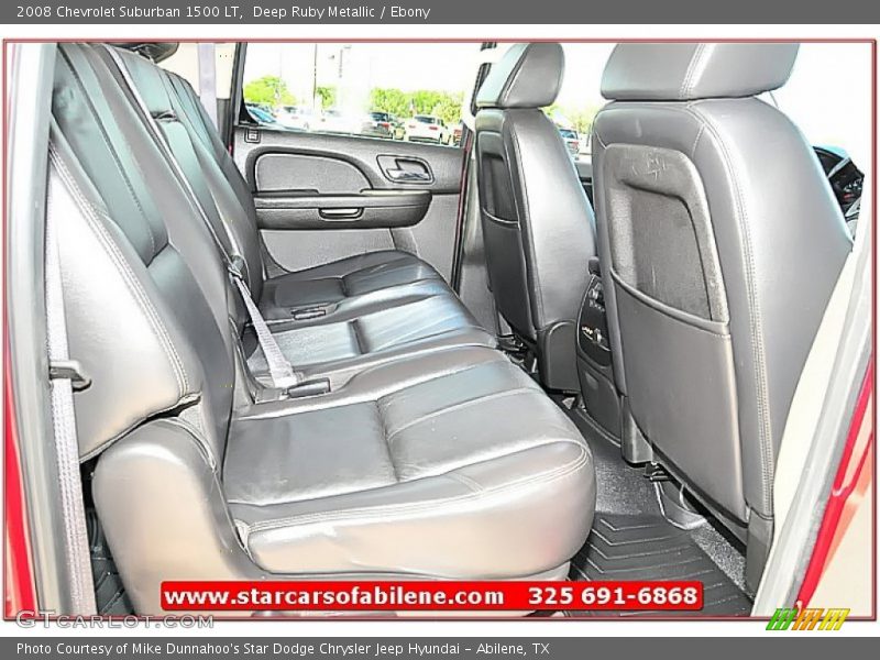 Deep Ruby Metallic / Ebony 2008 Chevrolet Suburban 1500 LT