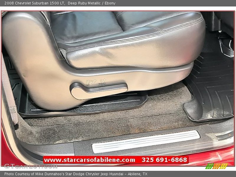 Deep Ruby Metallic / Ebony 2008 Chevrolet Suburban 1500 LT