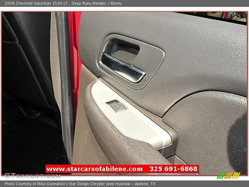 Deep Ruby Metallic / Ebony 2008 Chevrolet Suburban 1500 LT